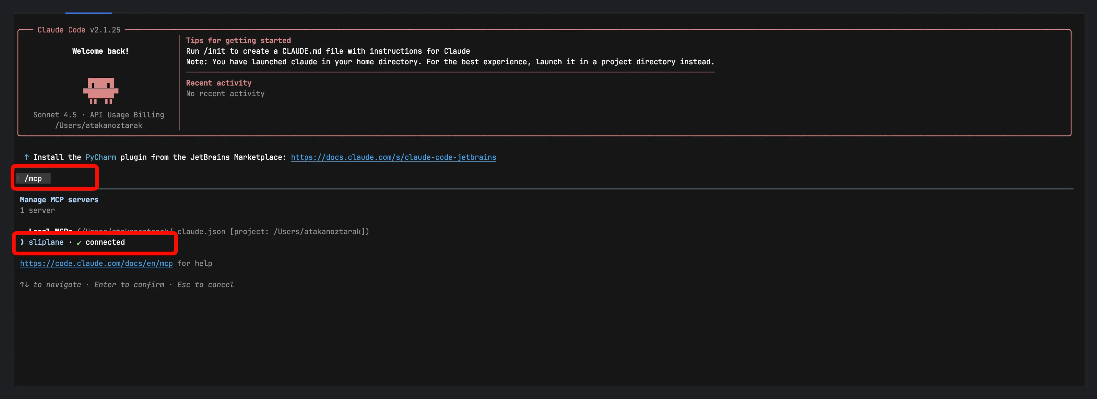Claude MCP Command